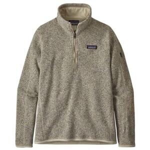 Patagonia Better Sweater 1/4 Zip Fleece Tan "Pelican" Women’s Small